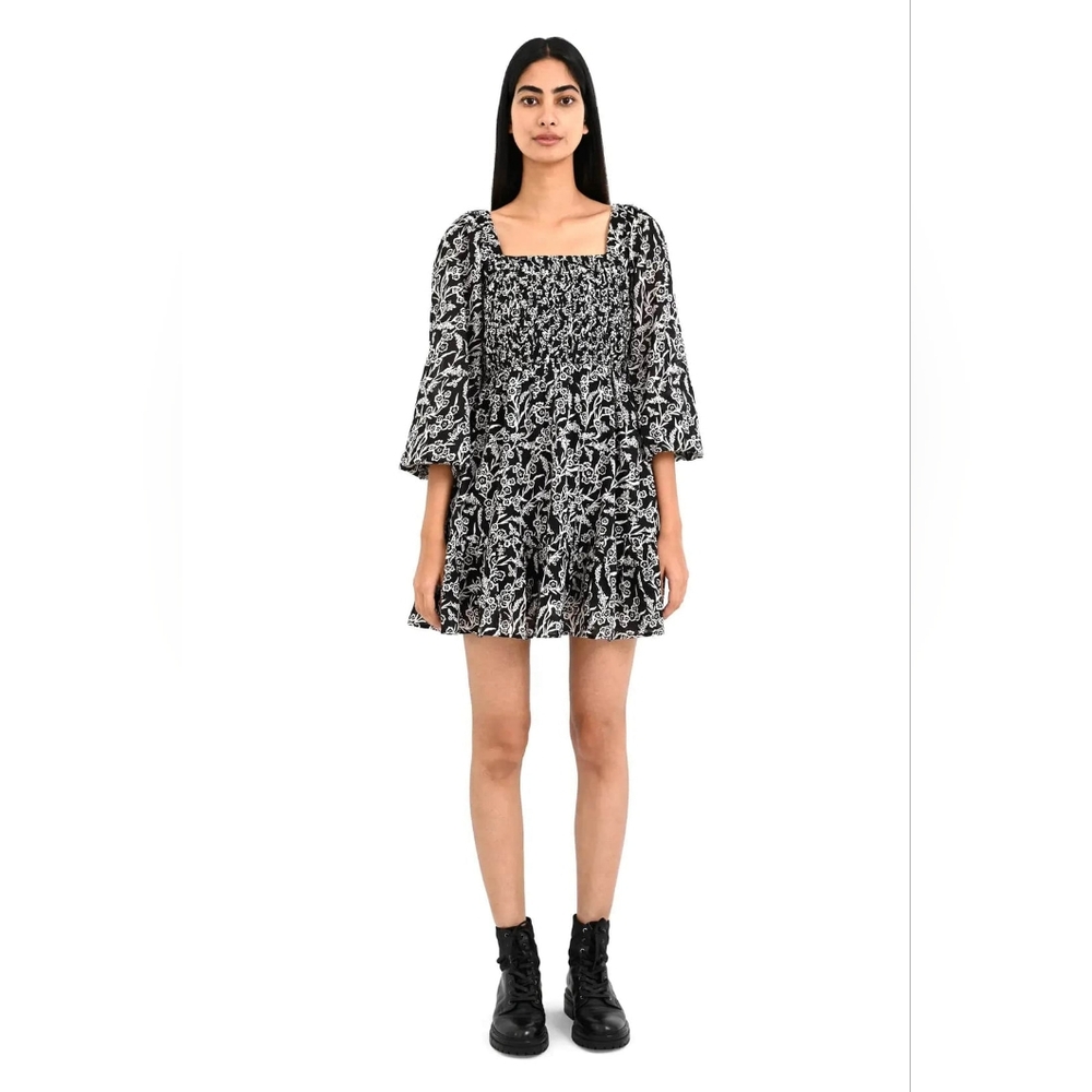 Banjanan - Heron dress in Bumble Black